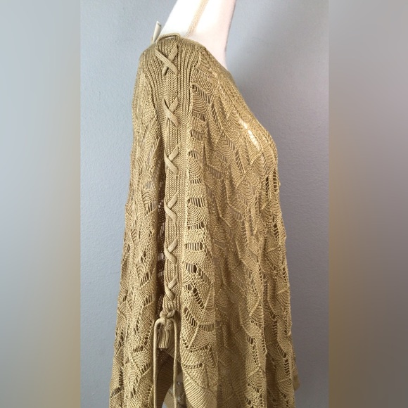 Lauren Ralph Lauren Linen Blend Poncho - Picture 10 of 16